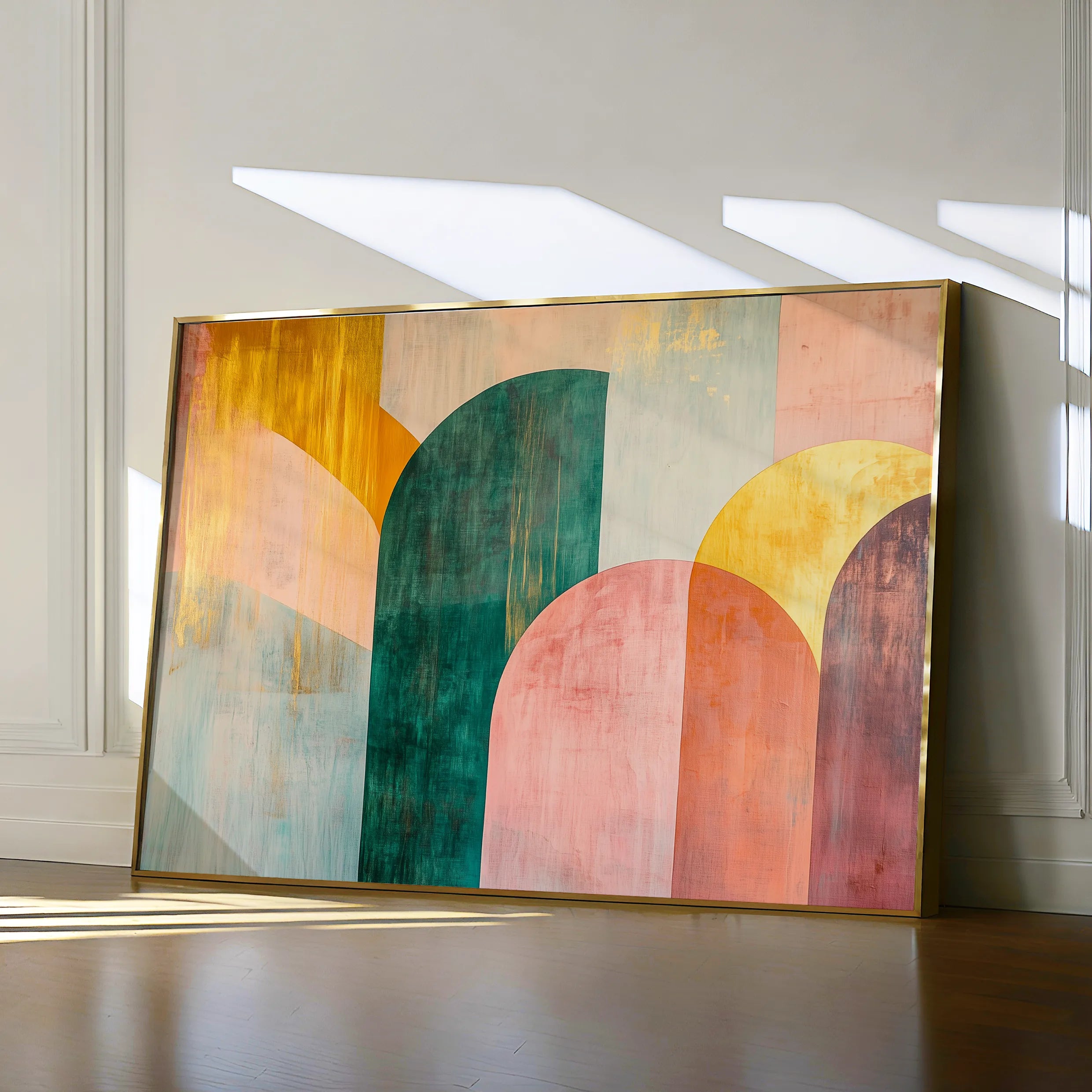 Boho 147 Canvas Art 18" x 24" / 45 x 60 cm / Black