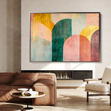 Boho 147 Canvas Art 18" x 24" / 45 x 60 cm / Black