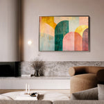 Boho 147 Canvas Art 18" x 24" / 45 x 60 cm / Black