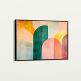 Boho 147 Canvas Art 18" x 24" / 45 x 60 cm / Black