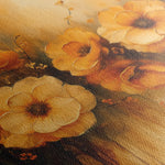 Floral 147 Canvas Art 18" x 24" / 45 x 60 cm / Black