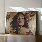 Portrait 147 Canvas Art 18" x 24" / 45 x 60 cm / Black