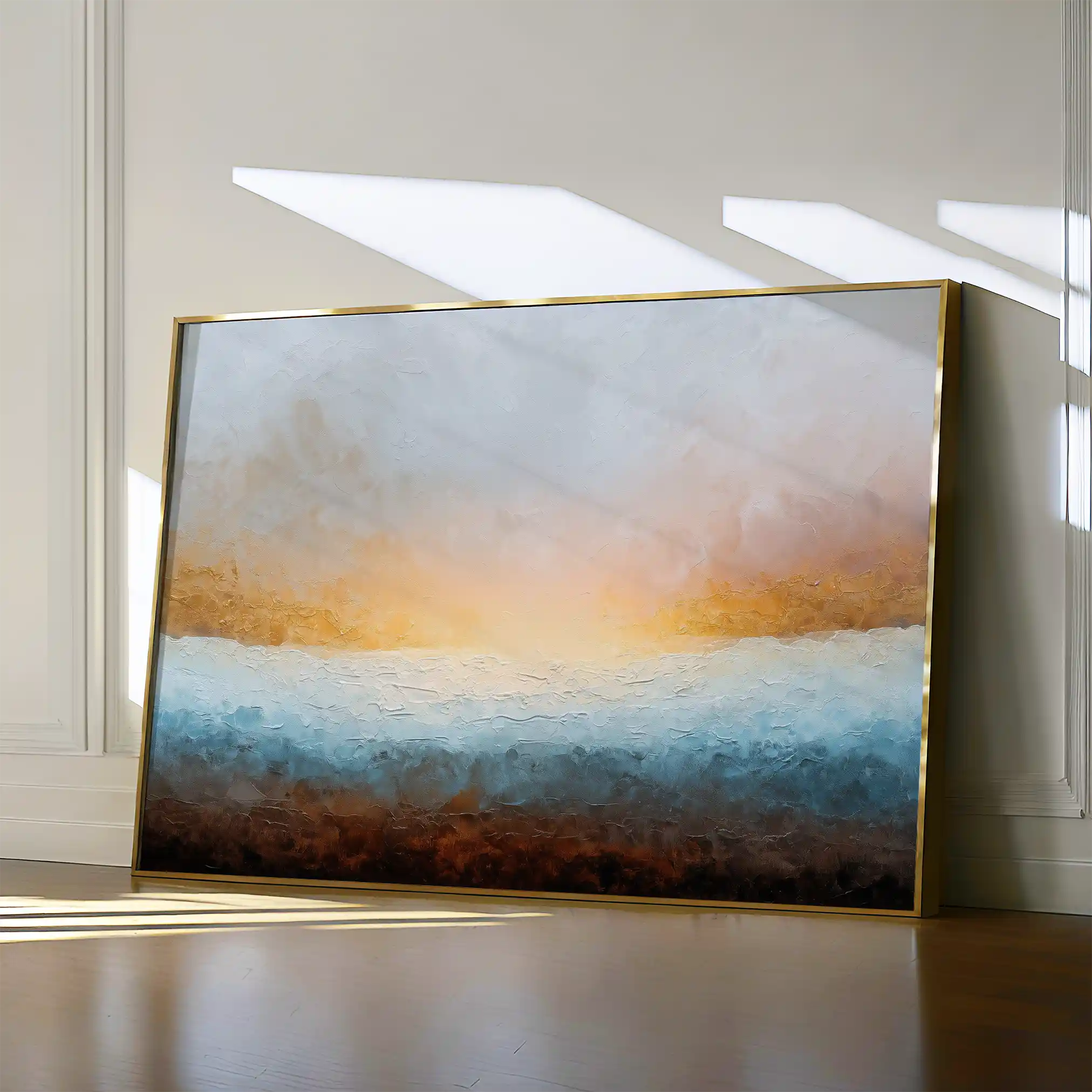 Abstract 1470 Canvas Art 18" x 24" / 45 x 60 cm / Black
