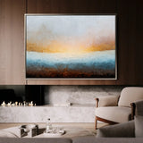 Abstract 1470 Canvas Art 18" x 24" / 45 x 60 cm / Black