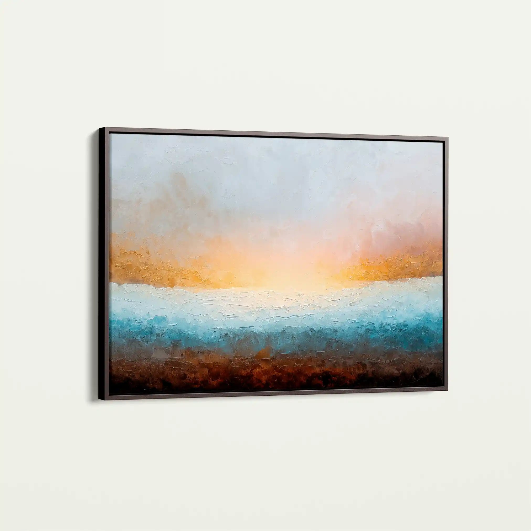 Abstract 1470 Canvas Art 60 x 40 cm / Black