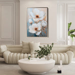 Floral 1470 Canvas Art 18" x 24" / 45 x 60 cm / Black