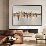 Abstract 1471 Canvas Art 18" x 24" / 45 x 60 cm / Black