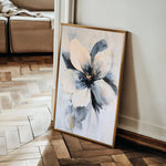 Floral 1471 Canvas Art 18" x 24" / 45 x 60 cm / Black
