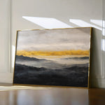 Abstract 1473 Canvas Art 18" x 24" / 45 x 60 cm / Black