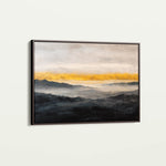 Abstract 1473 Canvas Art 18" x 24" / 45 x 60 cm / Black