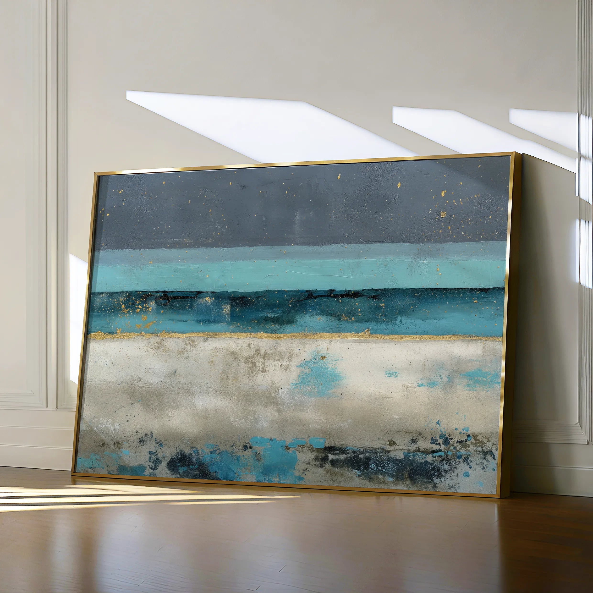 Abstract 1474 Canvas Art 18" x 24" / 45 x 60 cm / Black