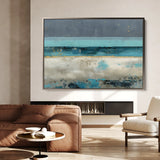 Abstract 1474 Canvas Art 18" x 24" / 45 x 60 cm / Black