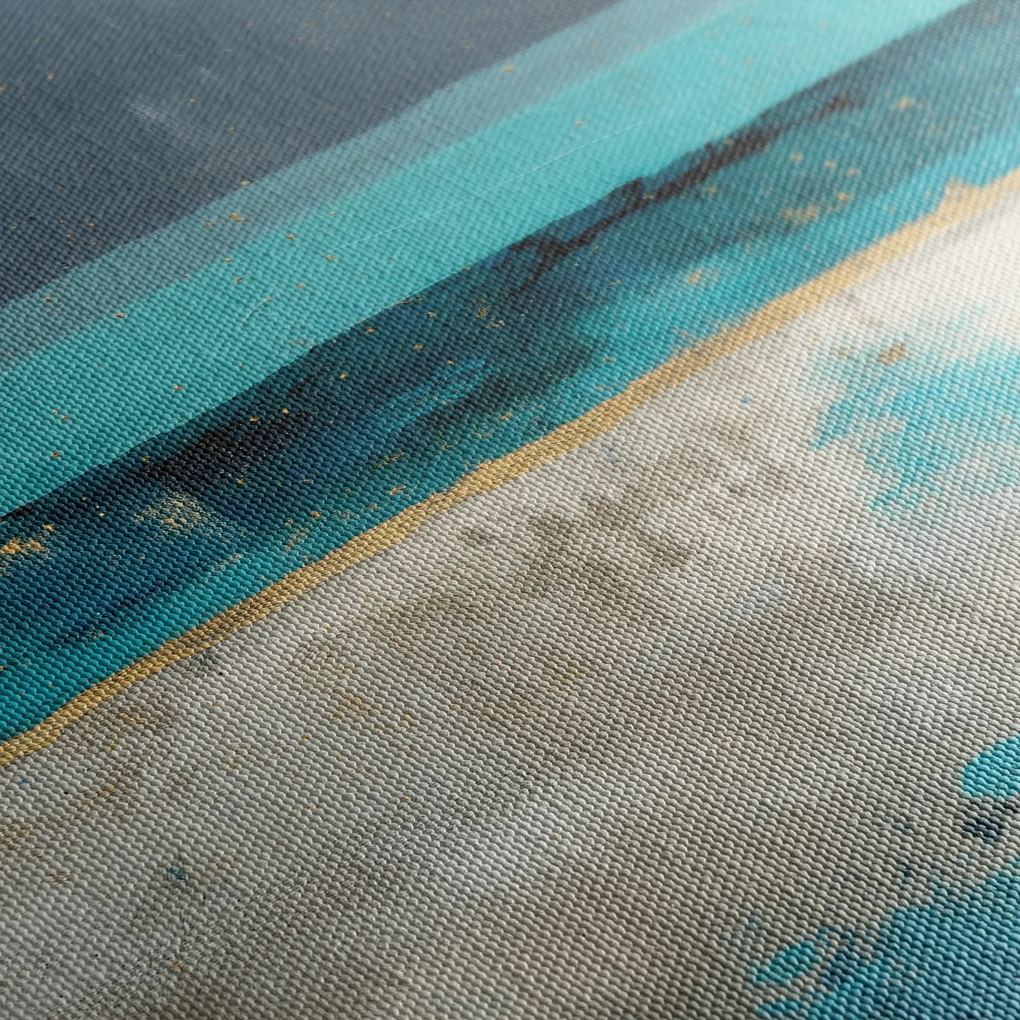 Abstract 1474 Canvas Art 18" x 24" / 45 x 60 cm / Black