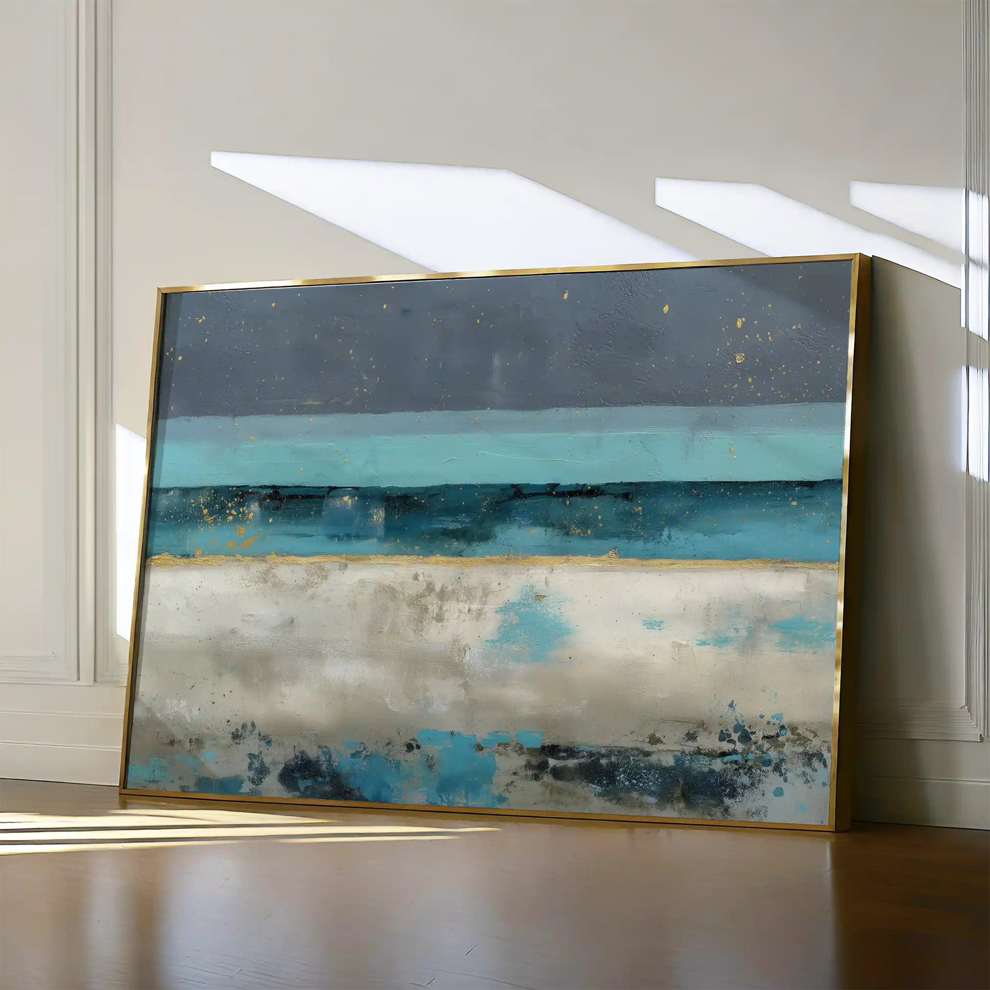 Abstract 1474 Canvas Art 60 x 40 cm / Black