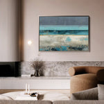 Abstract 1474 Canvas Art 60 x 40 cm / Black