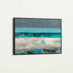 Abstract 1474 Canvas Art 60 x 40 cm / Black