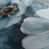 Floral 1474 Canvas Art 18" x 24" / 45 x 60 cm / Black