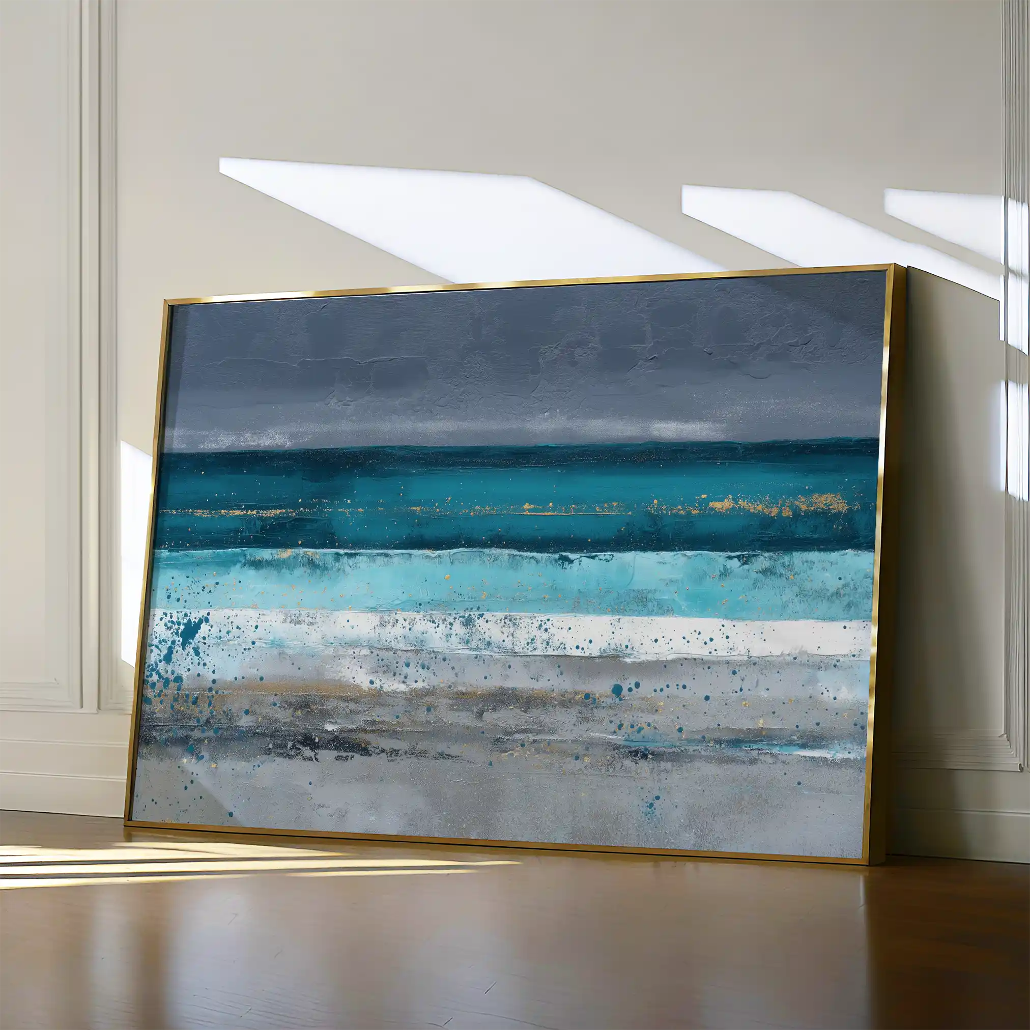 Abstract 1475 Canvas Art 60 x 40 cm / Black