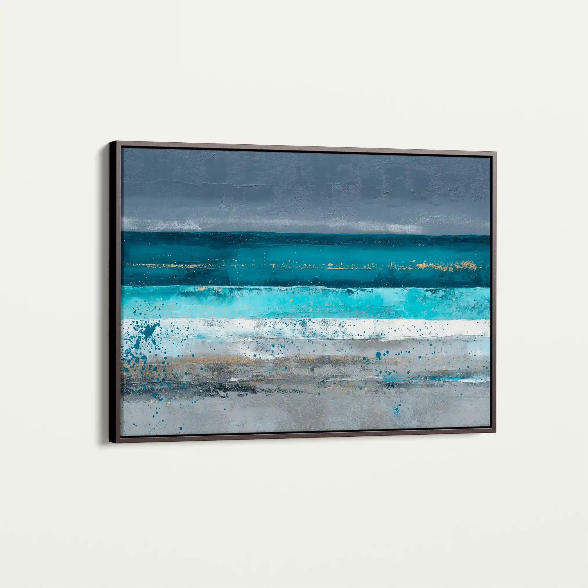 Abstract 1475 Canvas Art 60 x 40 cm / Black