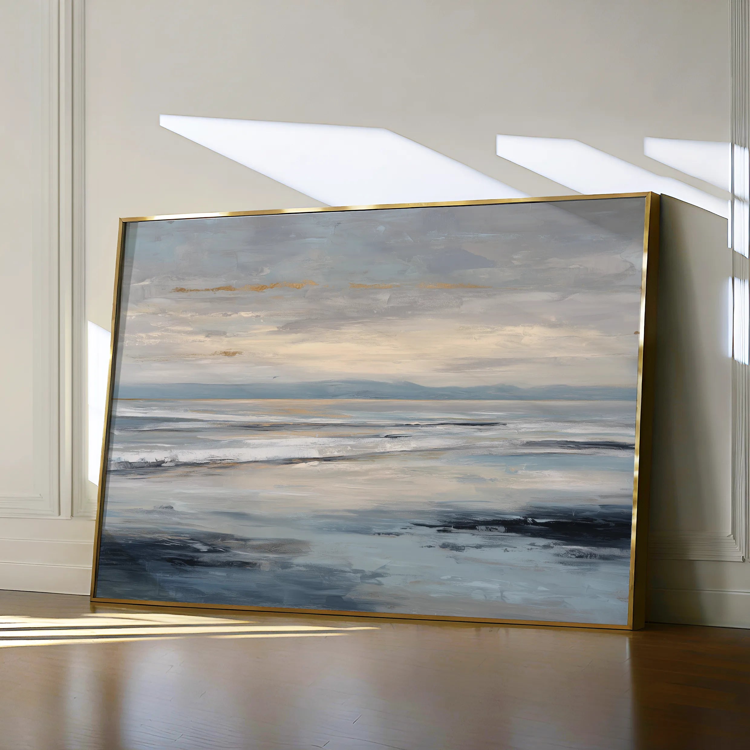 Abstract 1476 Canvas Art 18" x 24" / 45 x 60 cm / Black
