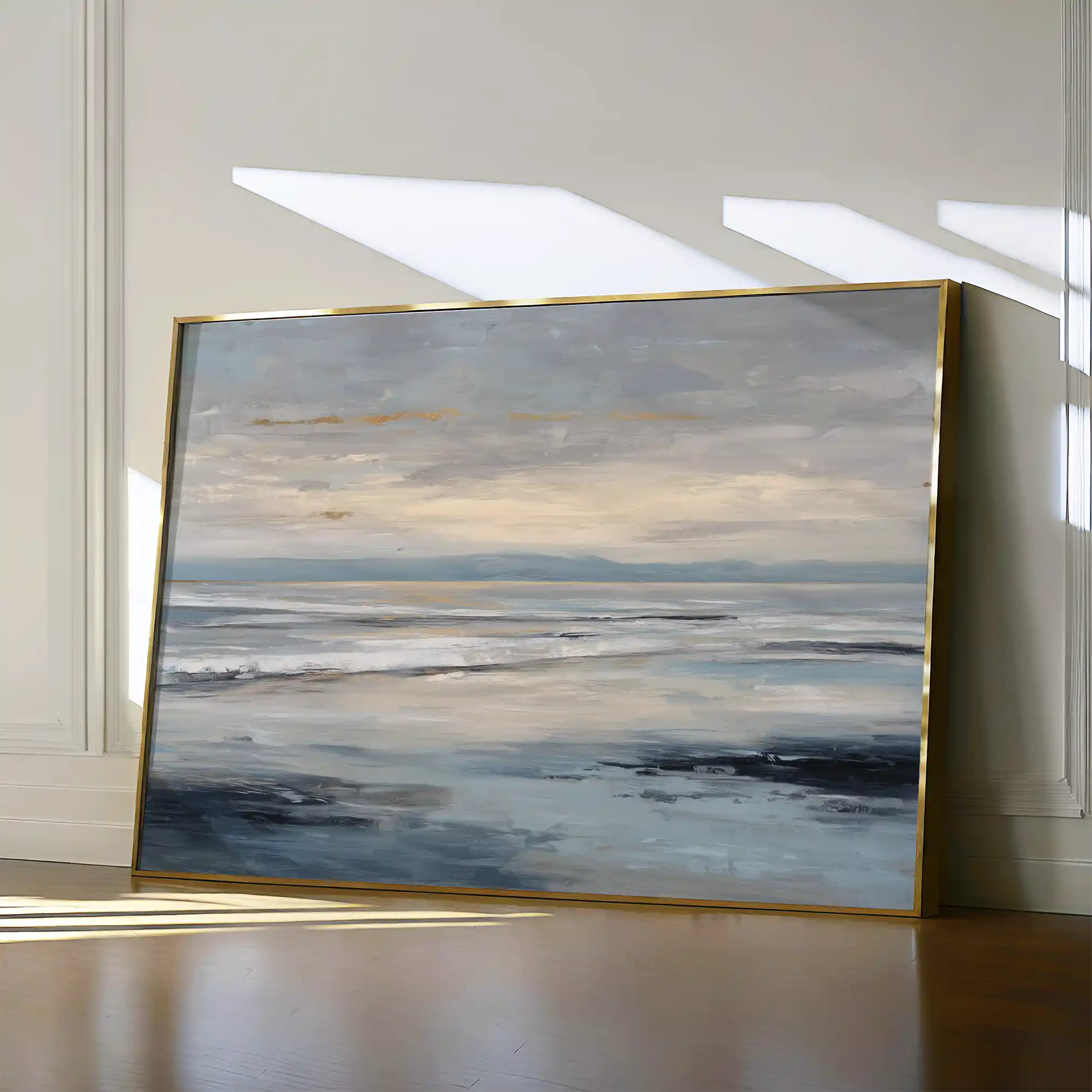 Abstract 1476 Canvas Art 60 x 40 cm / Black