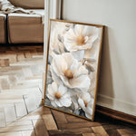 Floral 1476 Canvas Art 18" x 24" / 45 x 60 cm / Black