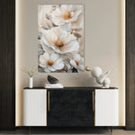 Floral 1476 Canvas Art 18" x 24" / 45 x 60 cm / Black