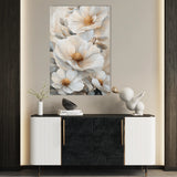 Floral 1476 Canvas Art 18" x 24" / 45 x 60 cm / Black