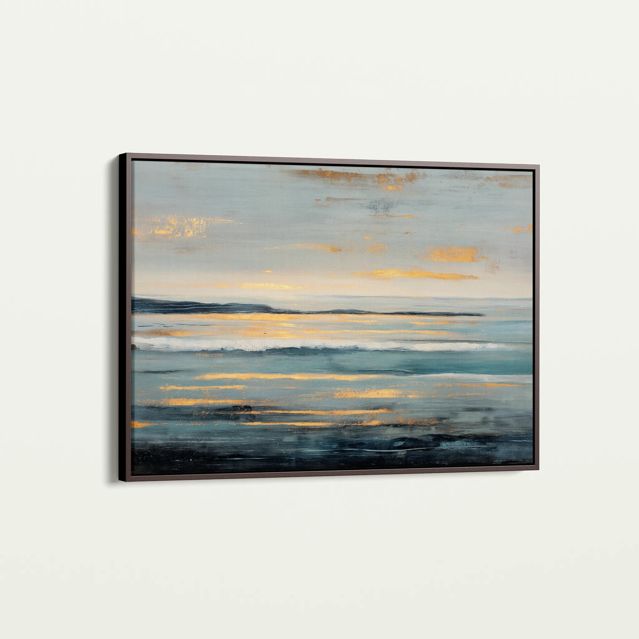 Abstract 1477 Canvas Art 18" x 24" / 45 x 60 cm / Black
