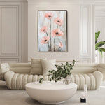 Floral 1477 Canvas Art 18" x 24" / 45 x 60 cm / Black