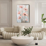 Floral 1477 Canvas Art 18" x 24" / 45 x 60 cm / Black