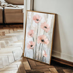 Floral 1477 Canvas Art 18" x 24" / 45 x 60 cm / Black