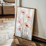 Floral 1477 Canvas Art 18" x 24" / 45 x 60 cm / Black