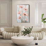 Floral 1477 Canvas Art 60 x 40 cm / Black