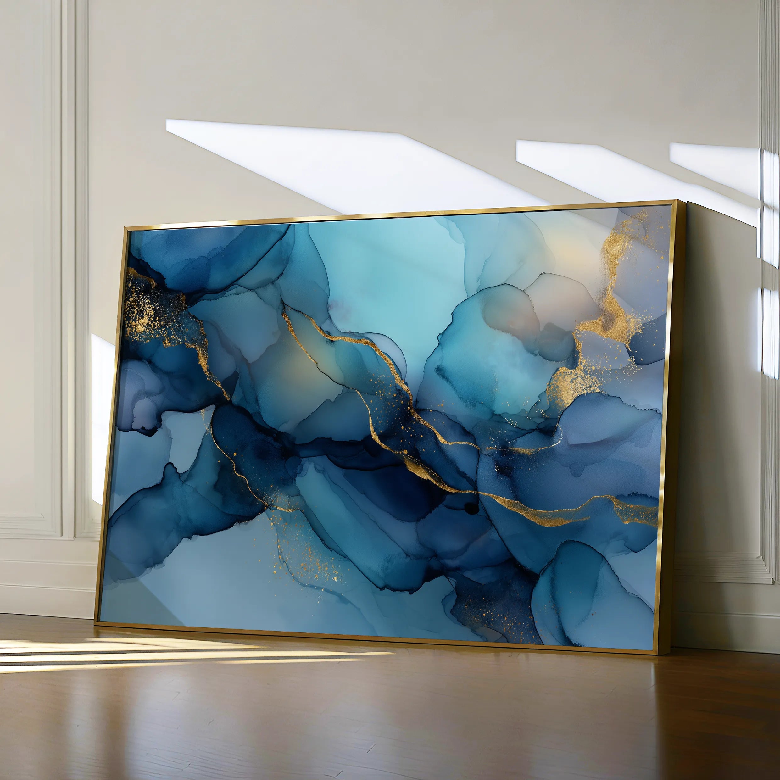 Abstract 1478 Canvas Art 18" x 24" / 45 x 60 cm / Black