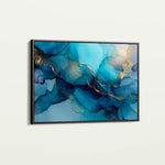 Abstract 1478 Canvas Art 18" x 24" / 45 x 60 cm / Black
