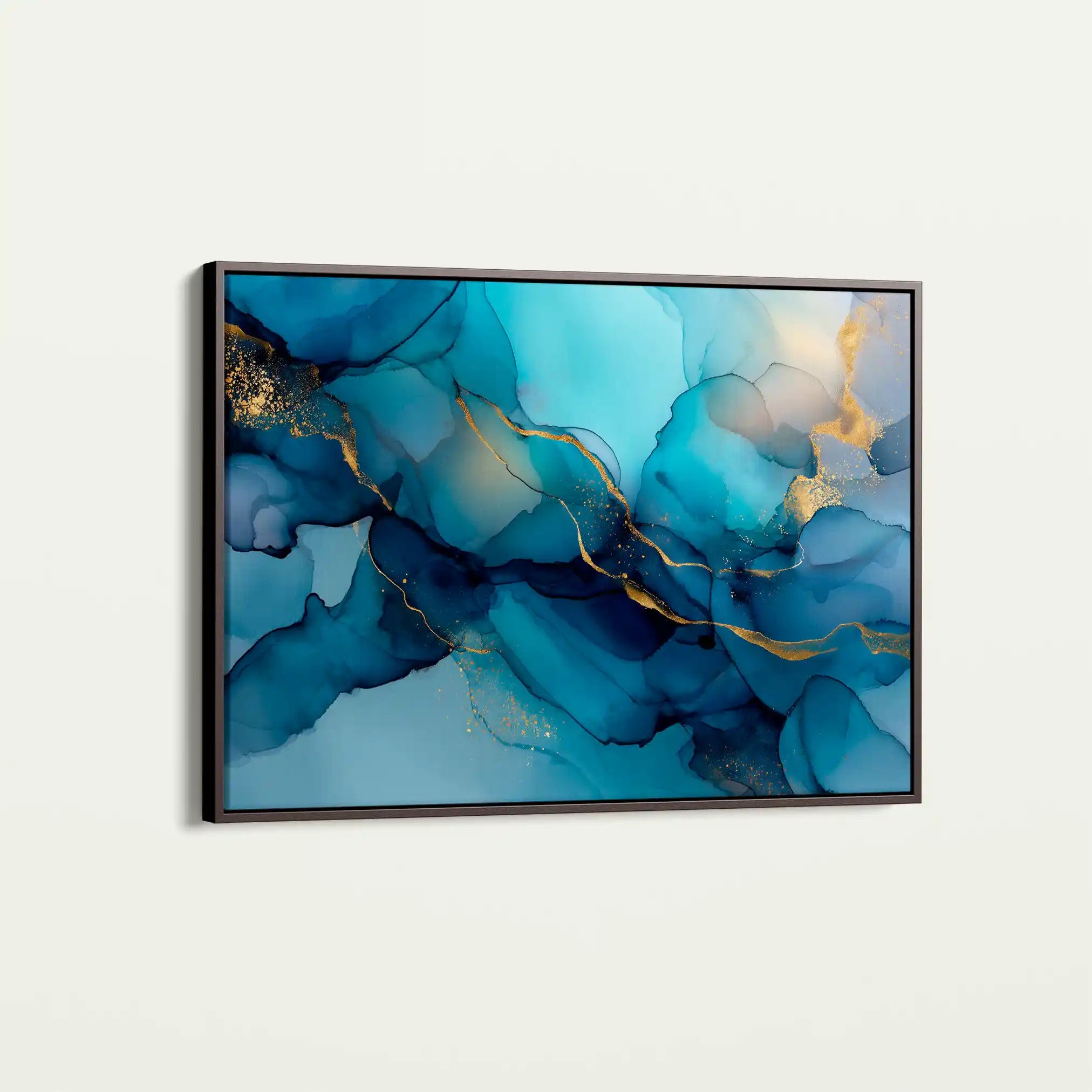 Abstract 1478 Canvas Art 60 x 40 cm / Black