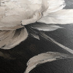 Floral 1478 Canvas Art 18" x 24" / 45 x 60 cm / Black