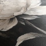 Floral 1478 Canvas Art 18" x 24" / 45 x 60 cm / Black