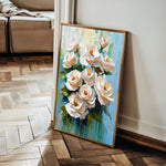 Floral 1479 Canvas Art 18" x 24" / 45 x 60 cm / Black