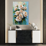 Floral 1479 Canvas Art 18" x 24" / 45 x 60 cm / Black