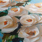 Floral 1479 Canvas Art 18" x 24" / 45 x 60 cm / Black