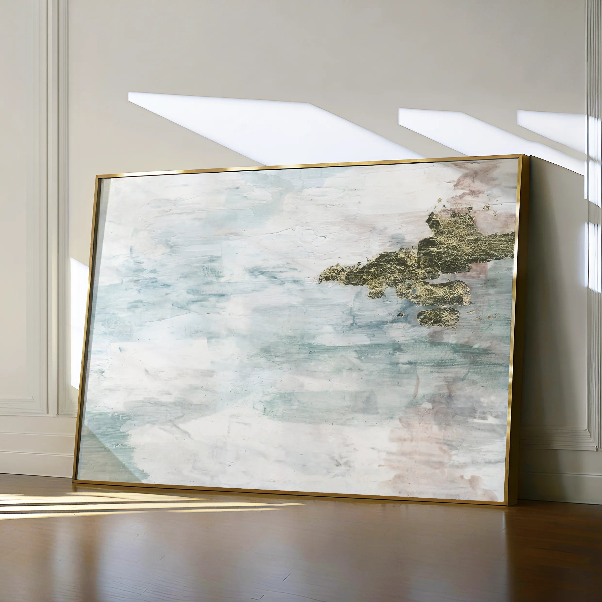 Abstract 148 Canvas Art 18" x 24" / 45 x 60 cm / Black
