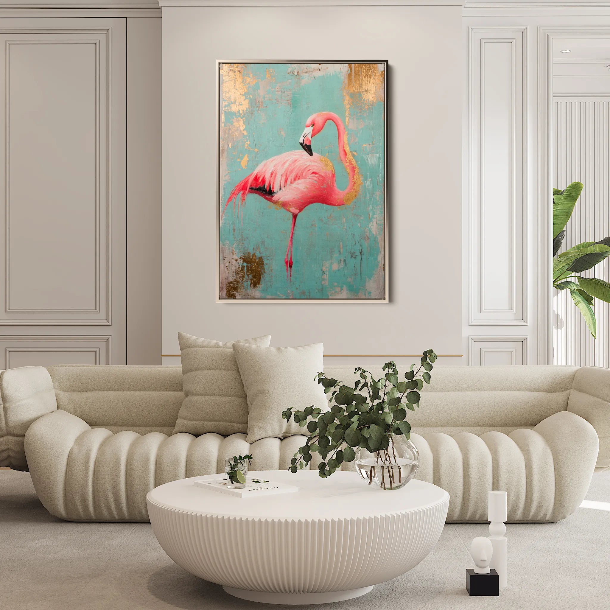 Animals 148 Canvas Art 18" x 24" / 45 x 60 cm / Black