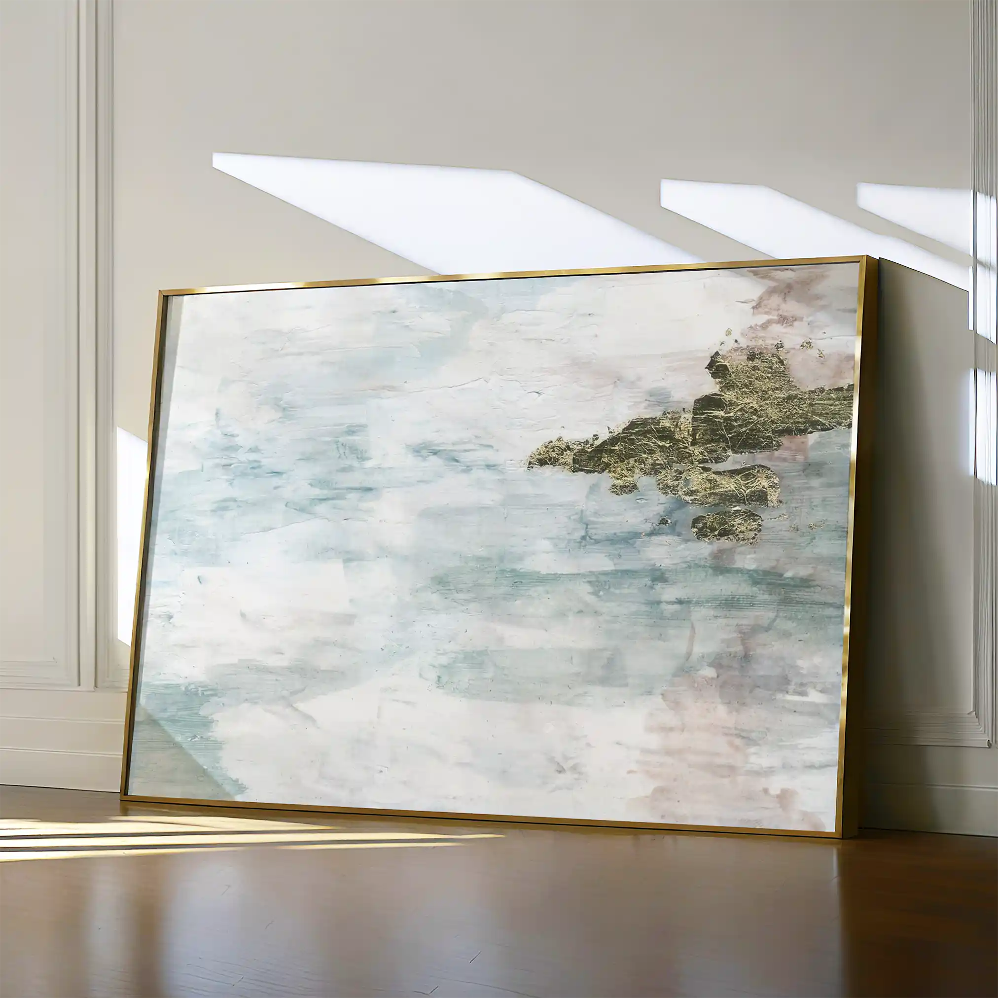 Abstract 148 Canvas Art 60 x 40 cm / Black