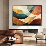 Boho 148 Canvas Art 18" x 24" / 45 x 60 cm / Black