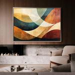 Boho 148 Canvas Art 18" x 24" / 45 x 60 cm / Black