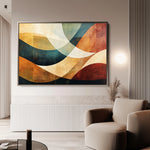 Boho 148 Canvas Art 18" x 24" / 45 x 60 cm / Black