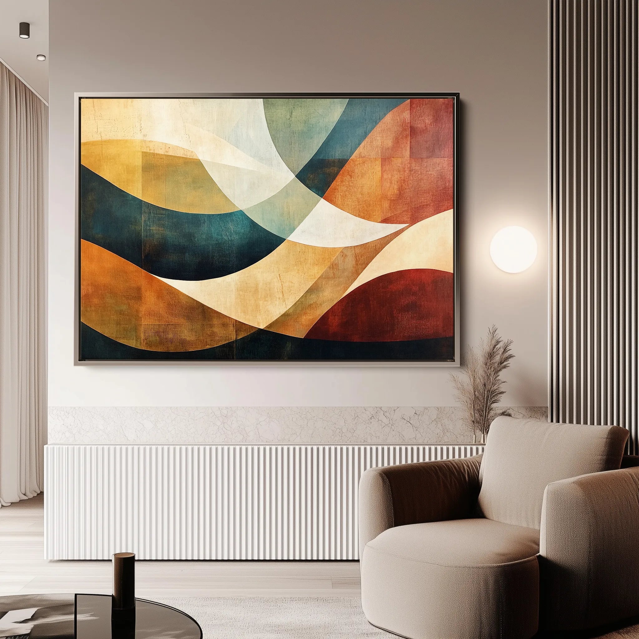 Boho 148 Canvas Art 18" x 24" / 45 x 60 cm / Black