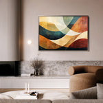 Boho 148 Canvas Art 18" x 24" / 45 x 60 cm / Black